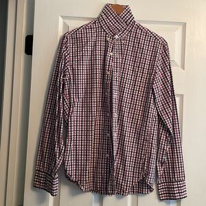 J. Crew Mens Long Sleeve Collar Shirt - SLIM
